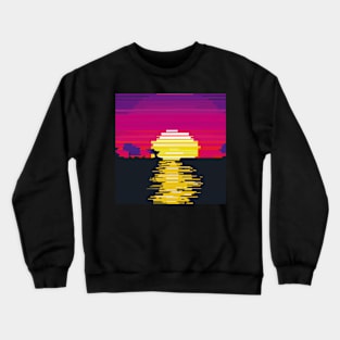 Synthwave sunset Crewneck Sweatshirt